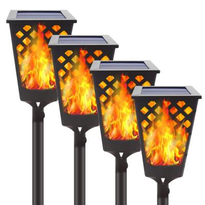 China Garden.Lawn.Villas.Park.Yard Solar Path Torch Lights Waterproof Flame Lighting 96LED Torch Flickering Lights For Garden/Pathways/Yard for sale