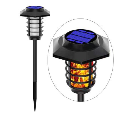 China Garden.Lawn.Villas.Park.Yard Upgraded Waterproof Dusk To Dawn Auto On /Off Spotlights Flickering Flames Landscape Decoration Security Safety Torch Solar Park Lights for sale