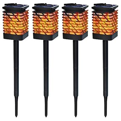 China Garden.Lawn.Villas.Park.Yard Upgraded Outdoor Solar Hanging Lanterns for Garden Pathway Lawn Flame Torch Flickering Light for sale