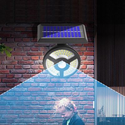 China Waterproof Led Solar Wall Light Wireless Garden Spot Lights Outdoor Solar Powered Motion Sensor Wall Light for sale