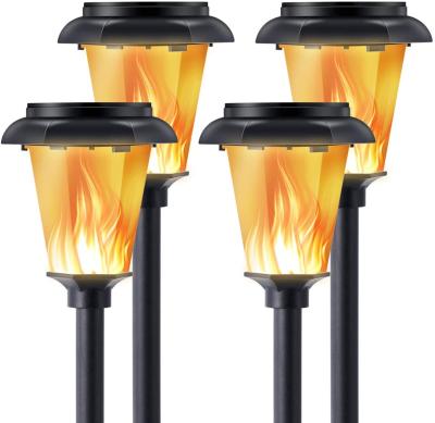 China Garden.Lawn.Villas.Park.Yard IP65 Waterproof Outdoor Flickering Flames Torch Light Solar Garden Pathway Lawn Light for sale