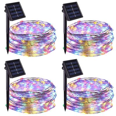 China Christmas Garden Wedding Party Colorful String Light Solar Powered Waterproof Fairy Lights Decoration Lamps for sale