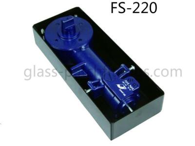 China Adjustable Glass Door Floor Hinges 120° Open Angle Without Changing Cement Box for sale