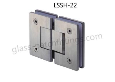 China 180 Degree Shower Door Hinges Stainless Steel 304 / 316 Grade Bathroom Clip For Glass Door for sale