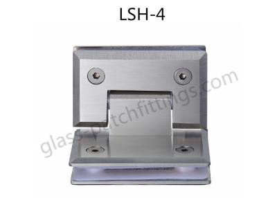 China Heavy Duty SS Glass Connector Hardware , Frameless Door Hinges Fade Resistant for sale