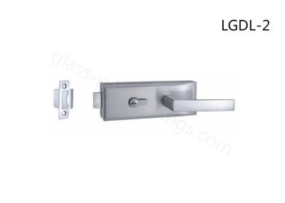 China Excellent Strength Glass Cabinet Lock , Sliding Glass Door Security Locks PSS Surface Finish for sale