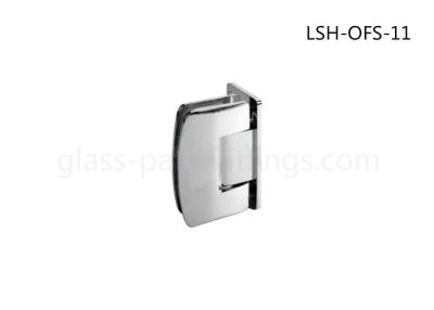 China Rust Proof Shower Door Hinges 3 Holes Offset Base Centrally Positioned Pivot Line for sale