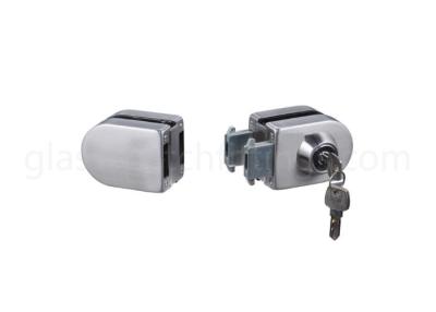 China Tempered Aluminum Glass Door Lock Exquisite Craft 10mm - 12mm Glass Swing Sliding for sale