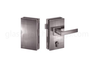 China SS304 Sliding Glass Door Handle With Lock And Key With Innovative Design Lever Handle for sale