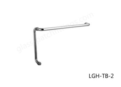 China Satin Finish Push Door Handles , Glass Door Handle Hardware Sleek Construction for sale