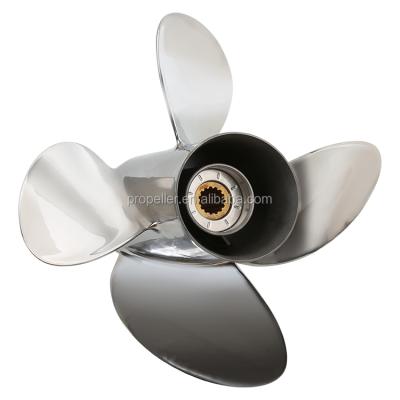 China For HONDA Outboard Engine 4 Blade Stainless Steel Boat Outboard Propeller For HONDA Engine for sale