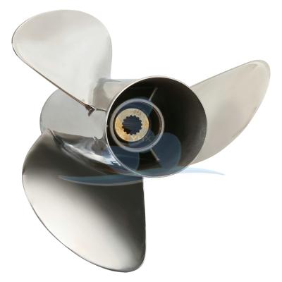 China Stainless Steel Marine Propeller Match For Mercury 40-50 HP for sale