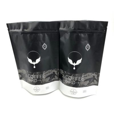 China Safety Coffee Bean Bag Tea Packaging For Coffee Tea Bags With Zipper And Pull Valve Coffee Packaging Bags Stand Up Pouch for sale