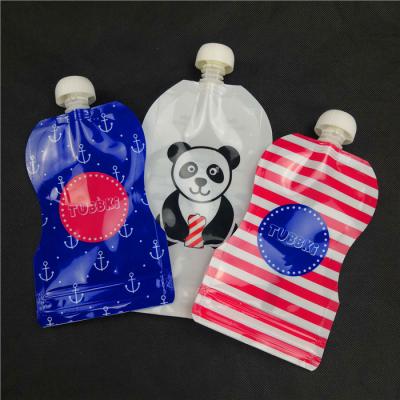 China Safety 10-500ml Liquid Food Pouch Packaging Baby Food Drink Spouted Rotary Spout Pouch Custom Printed Plastic Bags for sale