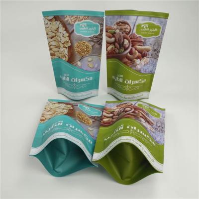 China Safety Customized Plastic Shelled Peanuts Cashew Pouches Mix Dried Nuts Packaging Zipper Bag for sale