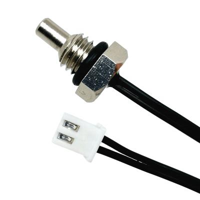 China B3435 10K 1% 1.5 meter wire M8 wire temperature probe ntc thermistor hexagonal temperature sensor for sale