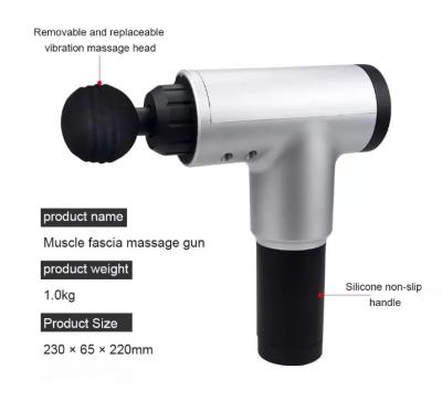 China Electric Musculo Massager 12V Full Body Body Fascia Massage Gun Touch Gun Touch Vibration Pistool Muscle Percussion Gun for sale