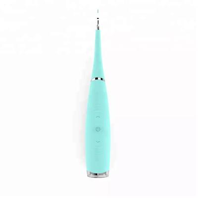 China Battery Operated Electric Ultrasonic Oral Irrigator Tooth Cleaner Tooth Cleaning Kit Tool for sale