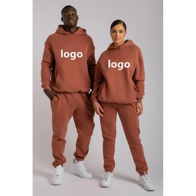 China wholesale womens gym workout tracksuits 2 piece tracksuits set custom logo women Anti-wrinkle long sleeve set of 2 piece oversized tracksuits hoodies for sale