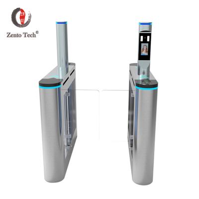 China Open Zento Access Control System Face Fingerprint Recognition RFID School Turnstile System School Gate Swing Gate Turnstiles for sale