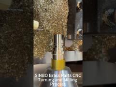 OEM CNC Spare Parts Brass Copper CNC Turning And Milling Process