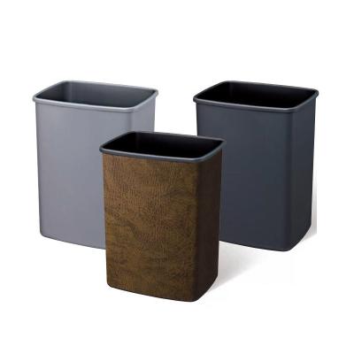 China Cheap Sustainable Home Mini Rectangular Waste Bin Rectangular Trash Can Garbage Bin Standing Waste Container for sale