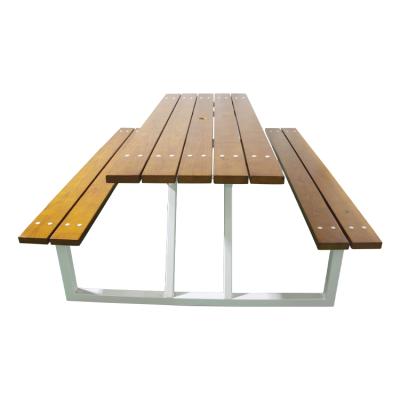 China Modern Outdoor Recycled Plastic Picnic Table Set For Heavy Duty Garden Picnic Table And Bench for sale