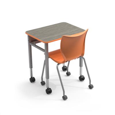 China Modern school furniture desk and table desk and chair set for school students for sale