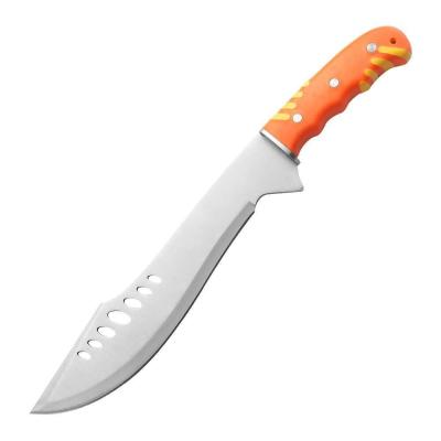 China Polish Hunting Knife 44cm 3.5mm High Carbon Machete Plastic Handle Piercing for sale