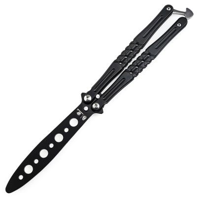 China 56HRC Sharp Butterfly Knife Dagger Antislip Handle 235mm Length for sale