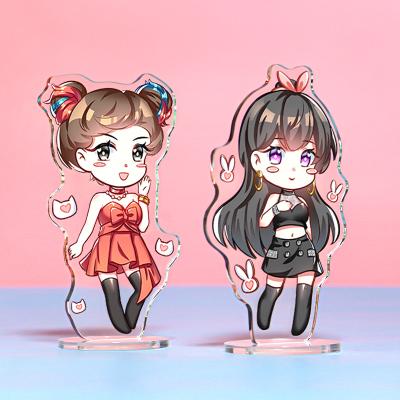 China Double Side Print Acrylic Standee Custom Anime Cute Acrylic Eco-friendly Sharp Character Acrylic Standee for sale