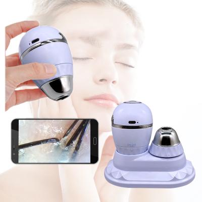 China Handheld Acne Analysis Hair Examining Wireless Wifi Scalp Hair Follicle Detector Testing Scalp Enlargement Analyzer for sale