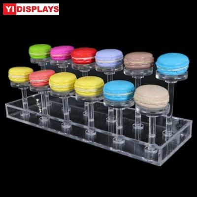 China Retail Store Acrylic Macaron Display Stand Macaron Holder Macaron Insert Tray for sale