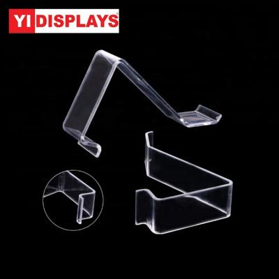 China Durable Clear L Shape Acrylic Shoes Shelf Shop Display Rack Shoes Show Props for sale