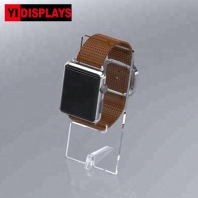 China Luxury custom clear acrylic apple watch band display stand tray holder display case for sale