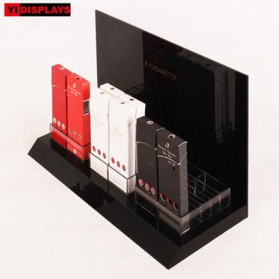 China Retail Store Cigarette Display Stand Shop Cigarette Display Holder Acrylic Electronic Acrylic Showcase For Cigarette for sale