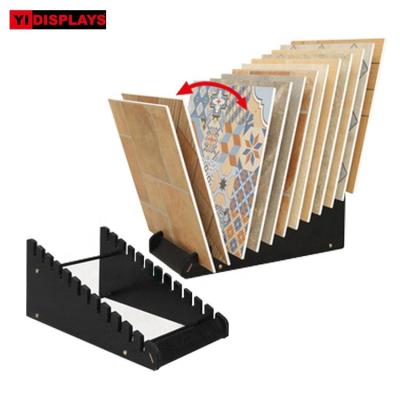 China Durable Acrylic Tile Rack Porcelain Tile Display Rack Acrylic Ceramic Tile Display Stand for sale