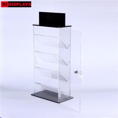 China Retail Store Lighter Display Stand Mobile Phone Display Showcase Acrylic Lighter Showcase for sale