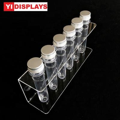 China Retail Store Acrylic Blood Collection Tube Rack Trial Cube Display Rack Hospital Rack for sale