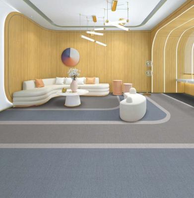 China Non Slip PVC Backing Carpet Tiles For Modular Office Commercial Nylon 6 Carpet Tiles 50x50 Commercial Office for sale