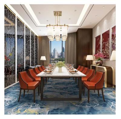 China Non-slip luxury style floor printing customized design hotel to carpet five-star hotel to carpet floral hotel carpet lobby for sale