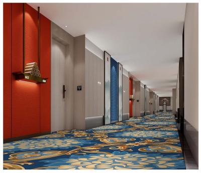 China Wholesale Non-slip Five Star Luxury Hotel Hallway Carpet Relle Modern Design Banquet Hall Carpet Indoor Manufacturers for sale