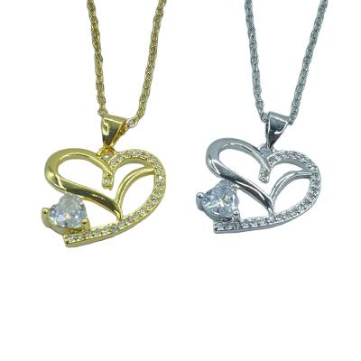 China CLASSIC wss Trend Fashion Wedding Engagement Party Heart Pendant Necklace for sale