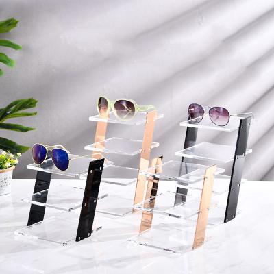 China Can be the new self-assembled luxury high-grade acrylic sunglasses stretch style transparent glass display for sale