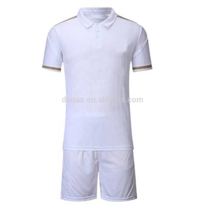 China Logotipo de encargo del equipo y jersey de fútbol blanco de entrenamiento del fútbol de los hombres del número en venta