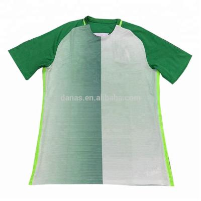 China 2017-18 atletico national new design top quality quick dry 100% polyester soccer jersey for sale