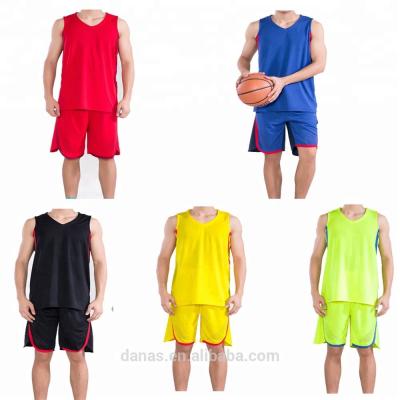 China Chaleco de 2019 el último del diseño el 100% de la malla del poliéster del espacio en blanco del baloncesto deportes del uniforme en venta