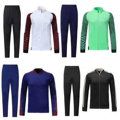 중국 2018-2019 최신 새로운 디자인 축구 재킷 장비 주문 로고 축구 Tracksuits 판매용