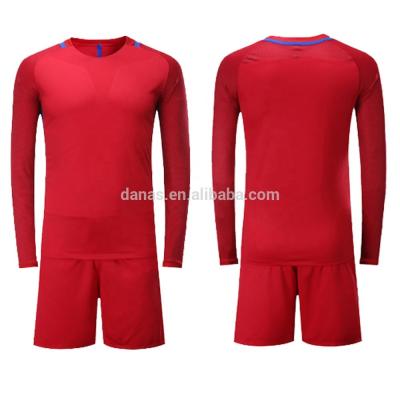 Chine Uniforme rouge frais du football de débardeur de football douille originale de qualité d'OEM de longue à vendre