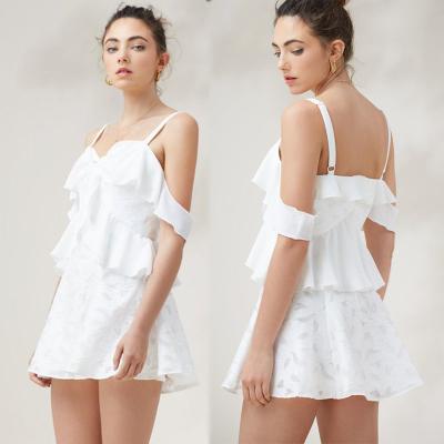 China Hot Sale Fashion Womens Floral Sex Linen Slip Mini Dress for sale